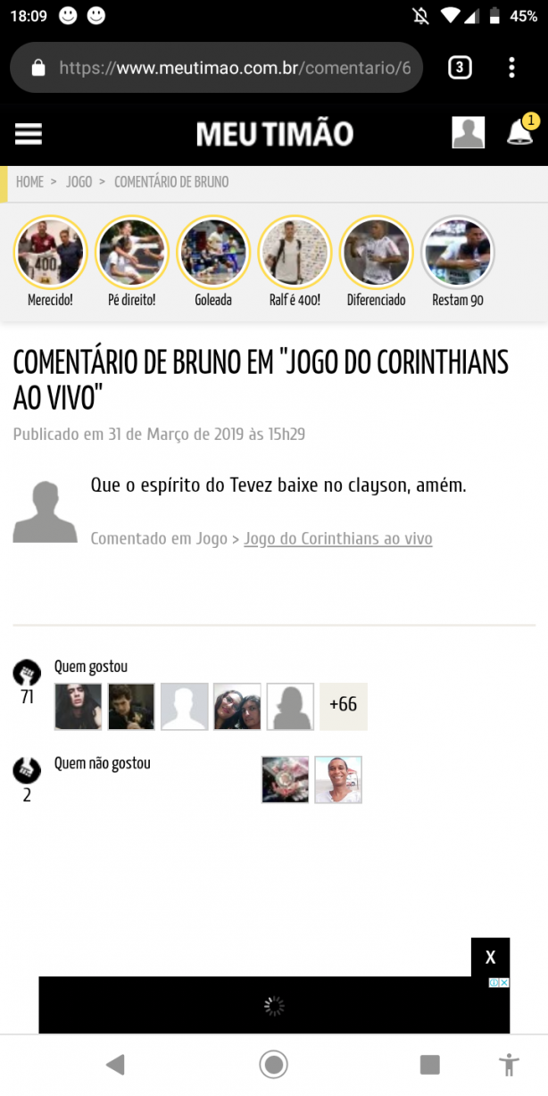 E no e que aconteceu mesmo