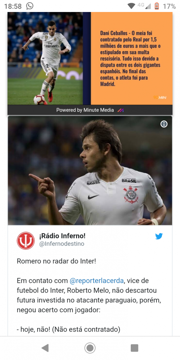 Romero no Inter?!