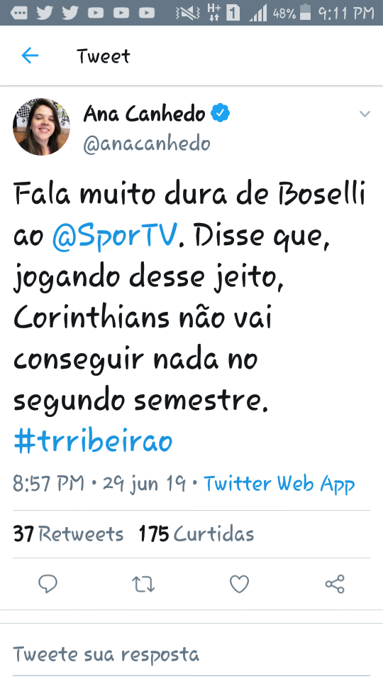 Boselli detona maneira de o Corinthians jogar