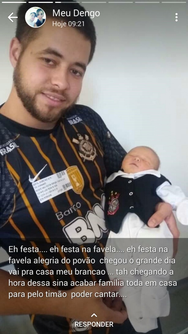Nasce mais um corinthiano...