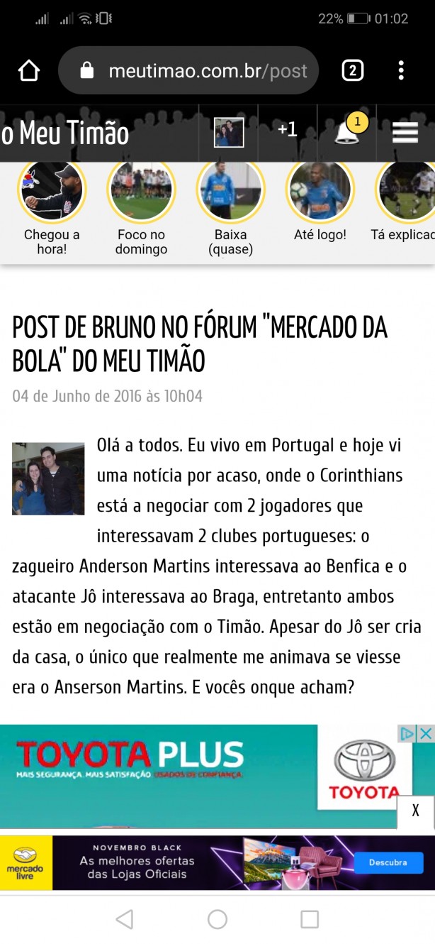 Eu raramente fa�o posts. Mas o �nico que eu fiz falando de