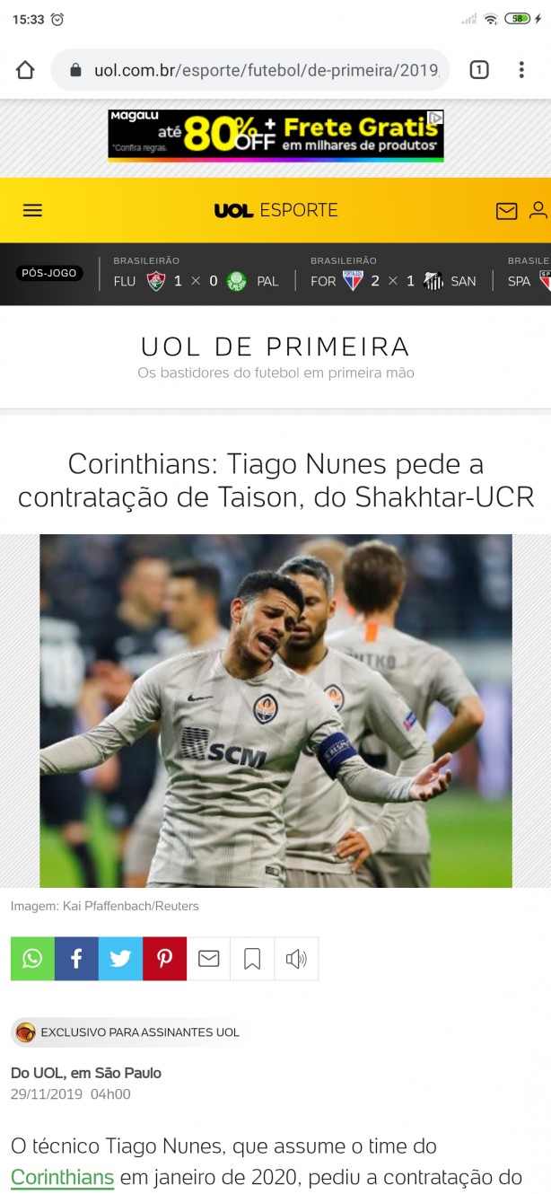 TAISON Bola da vez