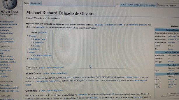 Wikipedia confirma Michael