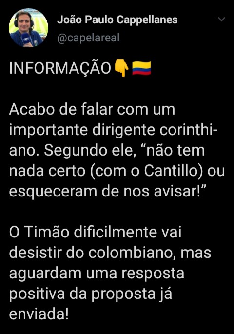 Not�cias sobre Cantillo