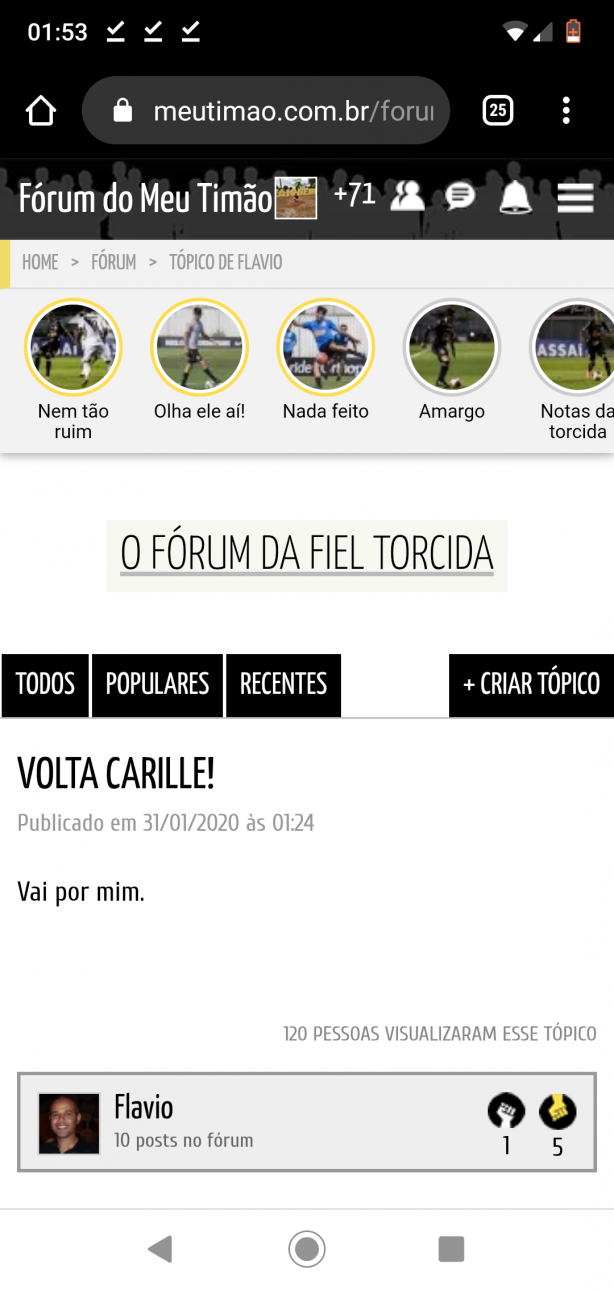 da desgosto entrar nesse f�rum!
