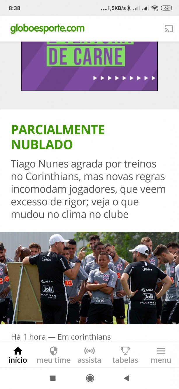Globo querendo por crise no Corinthians!?