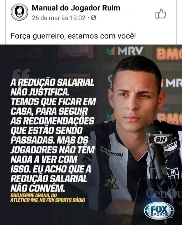 Quem machucou Guilherme Arana?