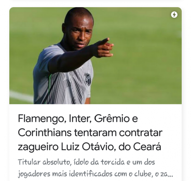 Zagueiro Luiz otavio