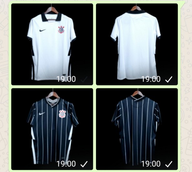 Novas camisas do Corinthians