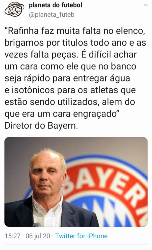 Quem Sou Eu Pra Discordar Do Diretor Do Bayer Sobre O Rafinha