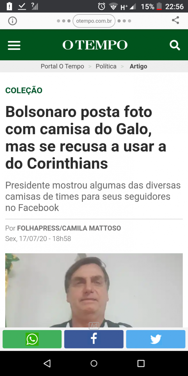 bolsonaro recusa vestir o manto sagrado
