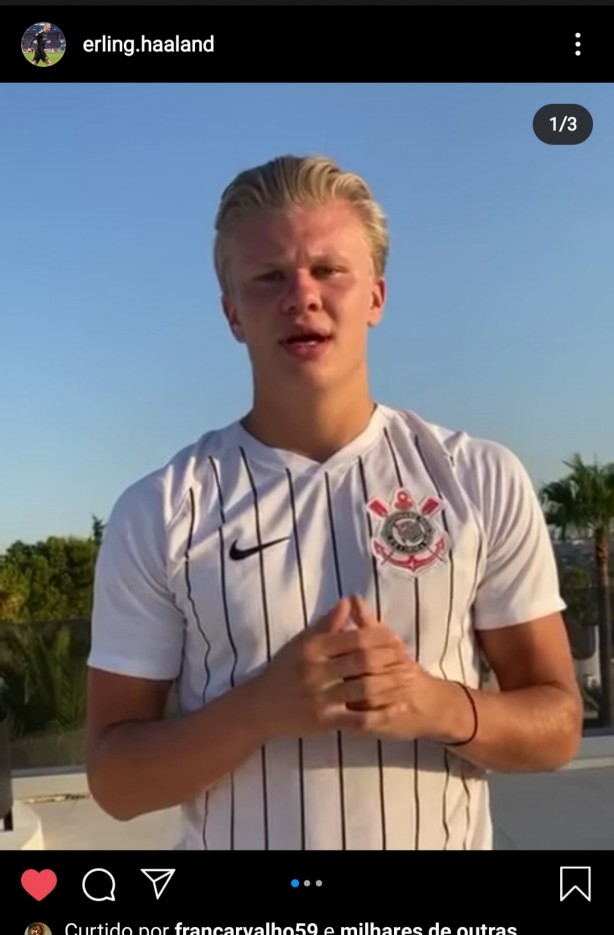 Haaland corinthiano!