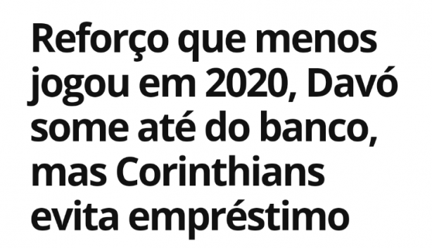 A torcida inteira do Corinthians sabia disso, menos a diretoria