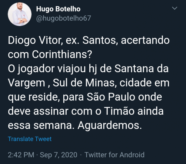 Diogo Vitor ex-San7os