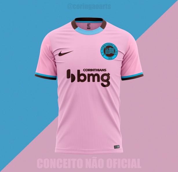 Conceito de camisa 3 do Corinthians que t rolando no Twitter
