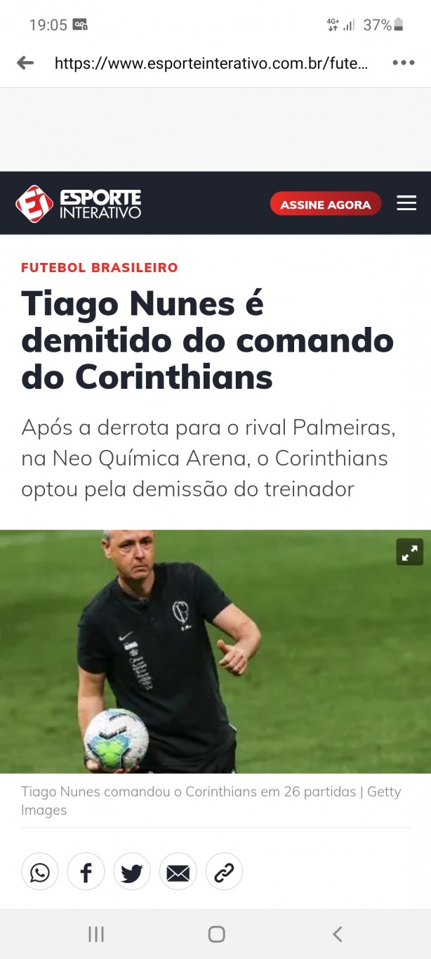 Tiago Nunes Caiu!