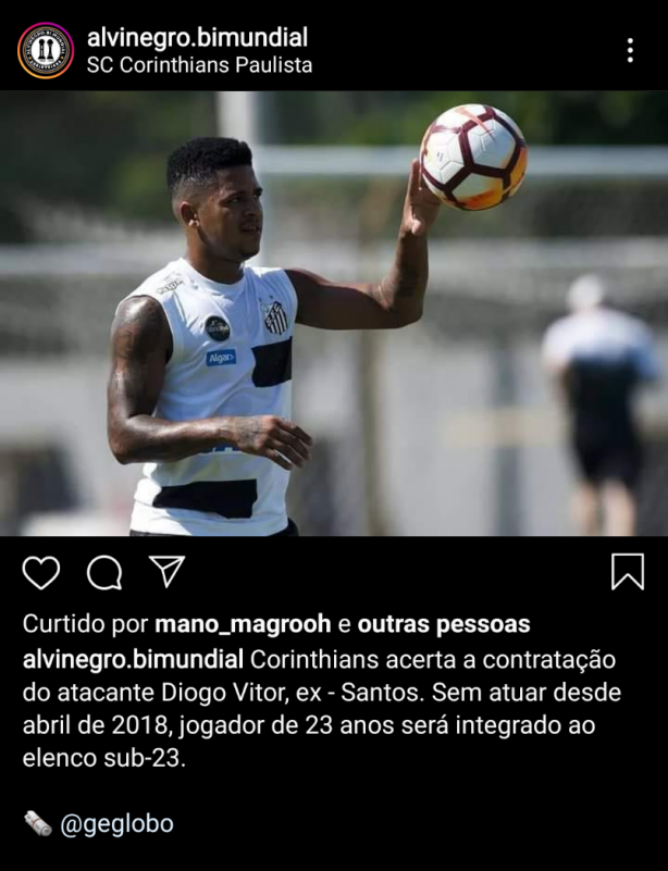 Diogo Vitor sub-23 nova contratao. E difcil acreditar.
