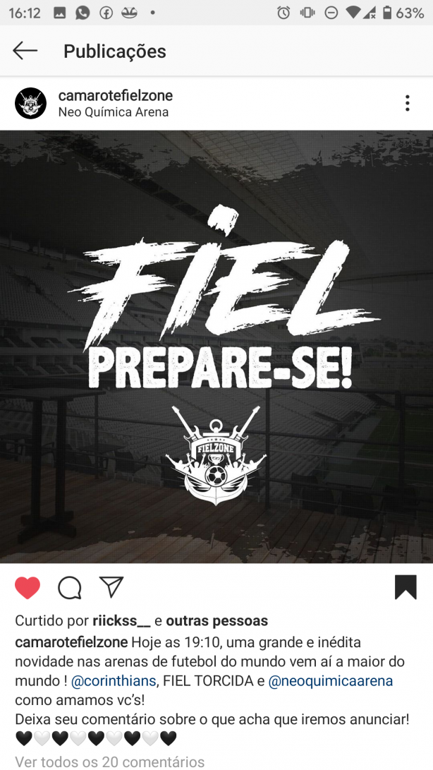 Heliponto � uma das bombas e ser� anunciada hoje antes do jogo!