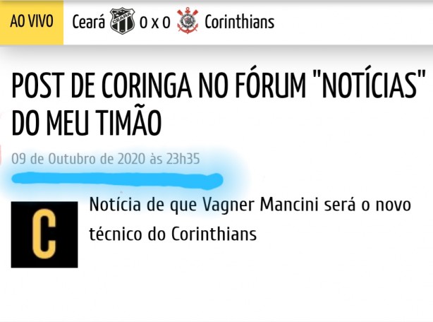 Minha fonte. Olha a data