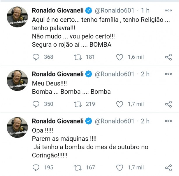 Ronaldo Giovanelli no Twitter!
