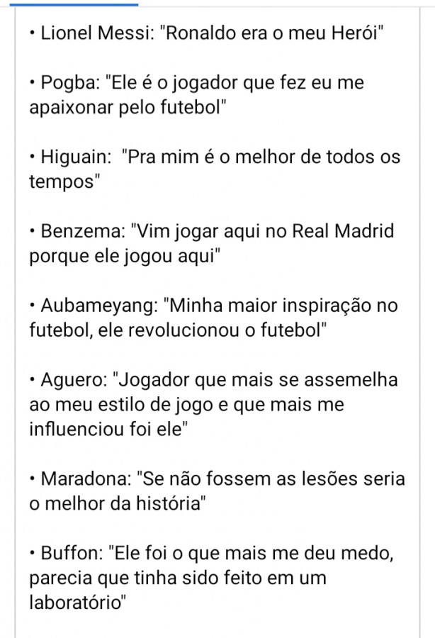 Algumas verdades sobre o Ronaldo Fenmeno