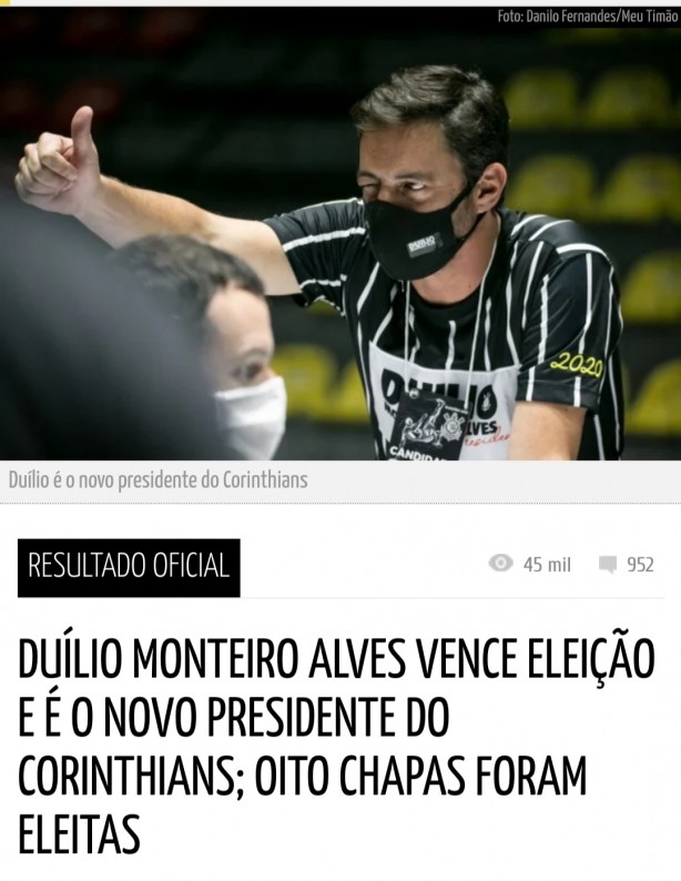 Corinthians em luto