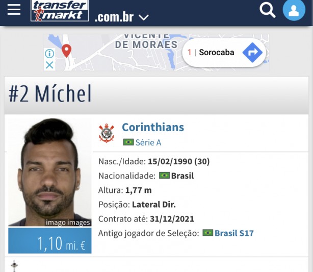 Michel Macedo tem contrato at 12/2021