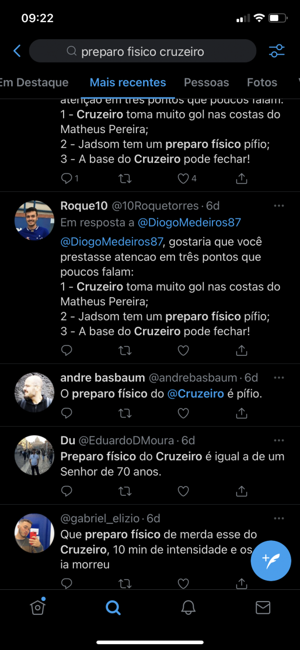 Preparo f&iacute;sico dos jogadores