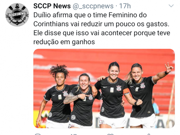 Corinthians feminino : que histria  essa, Dulio?!?