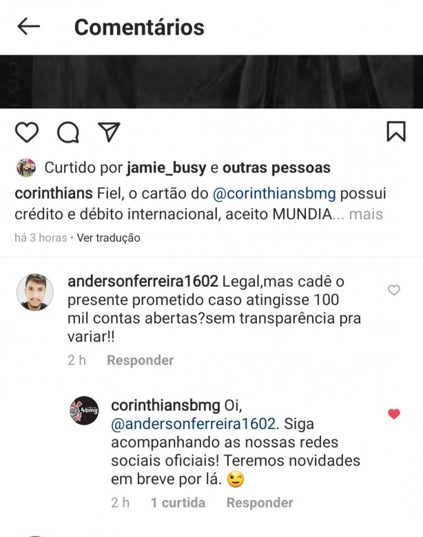 Sobre a tal meta com Bmg.