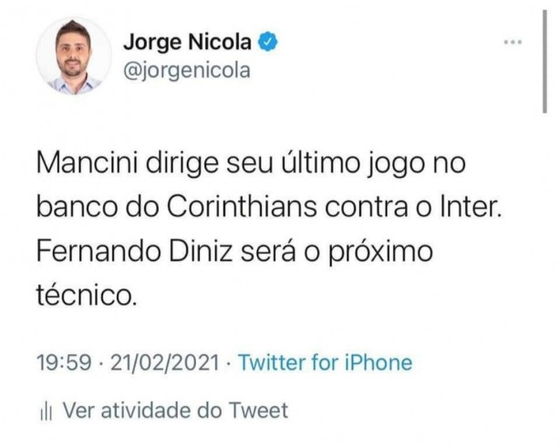 Fernando Diniz no Corinthians