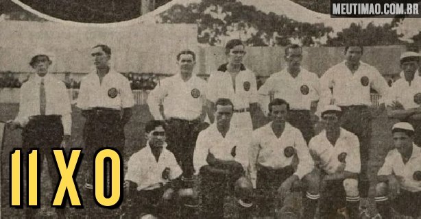 TODAS as goleadas aplicadas pelo Timão na Histria do Campeonato Paulista (1913 a 1960)