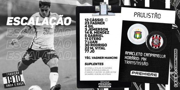 corinthians escalado