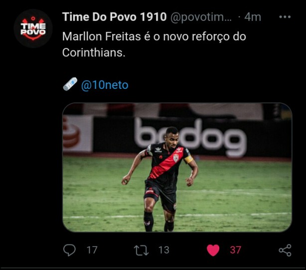 Marlon Freitas  o novo jogador do Corinthians