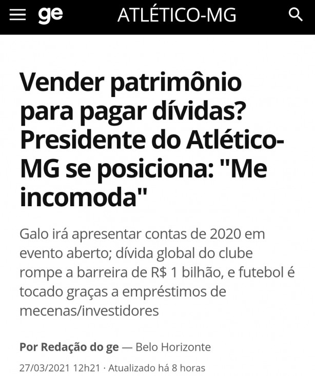 Pensa que � s� o Corinthians com d�vida de R$ 1 bi?
