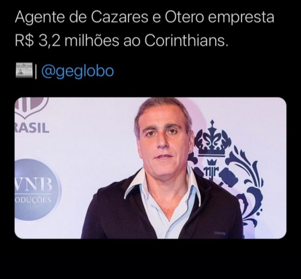 Corinthians vai renovar com o Otero e Cazares