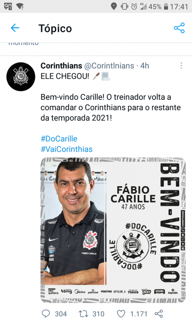 Carrille fechado!