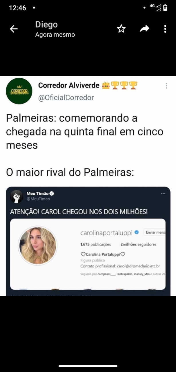 Parab�ns aos envolvidos