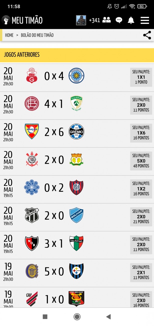 Contagem do Bol�o est� errada