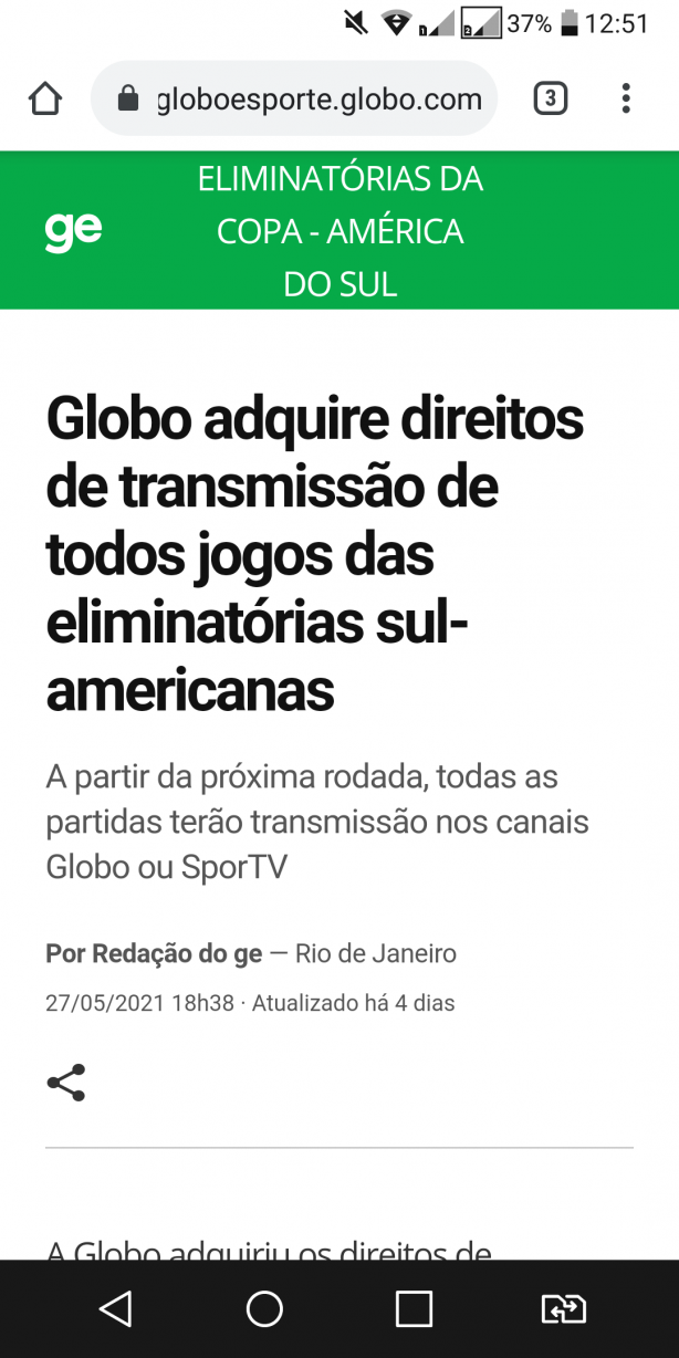 Um tapa na cara