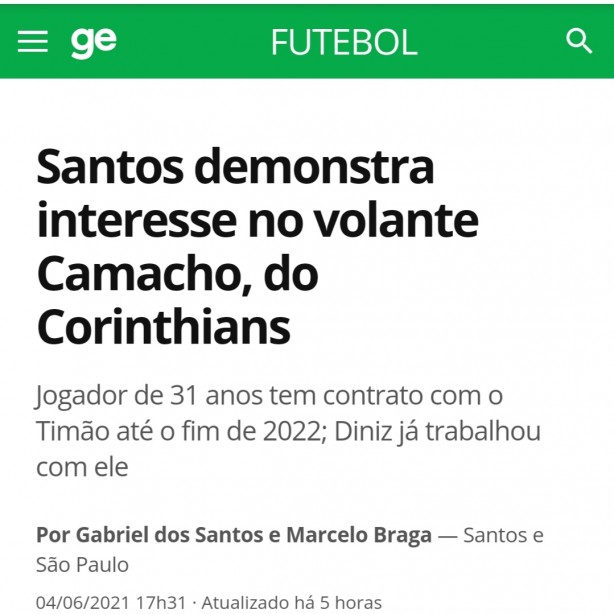 Tchau Camacho...