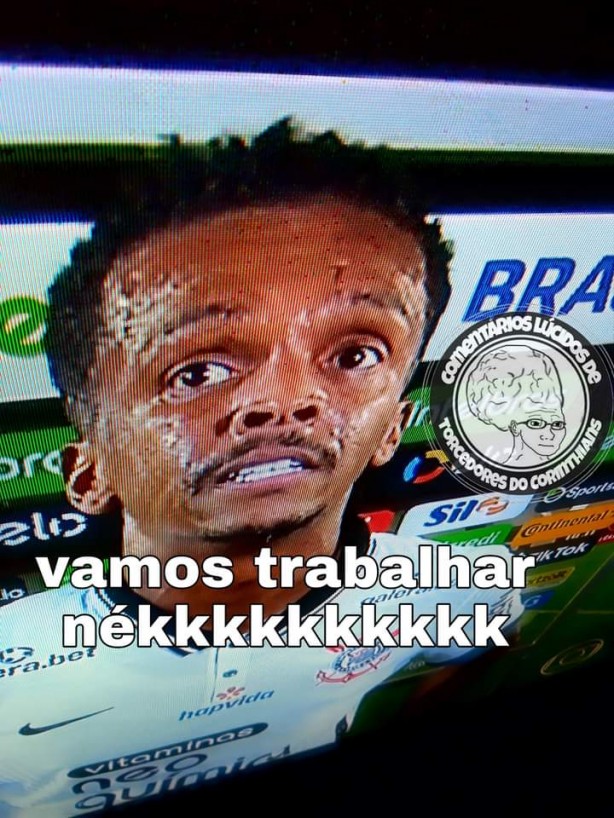 * Corinthians perde ou  eliminado* .Jogador na entrevista :
