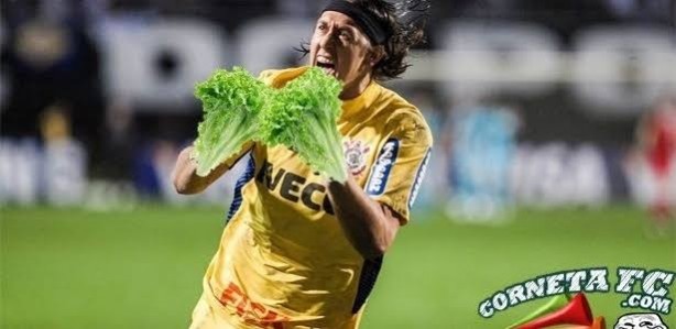 Mais um gol na conta do m�o de alface