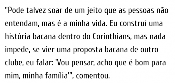 Paulin disse isso, e algu�m ainda acha que ele vai vir?