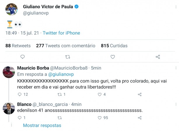 Twiter Giuliano
