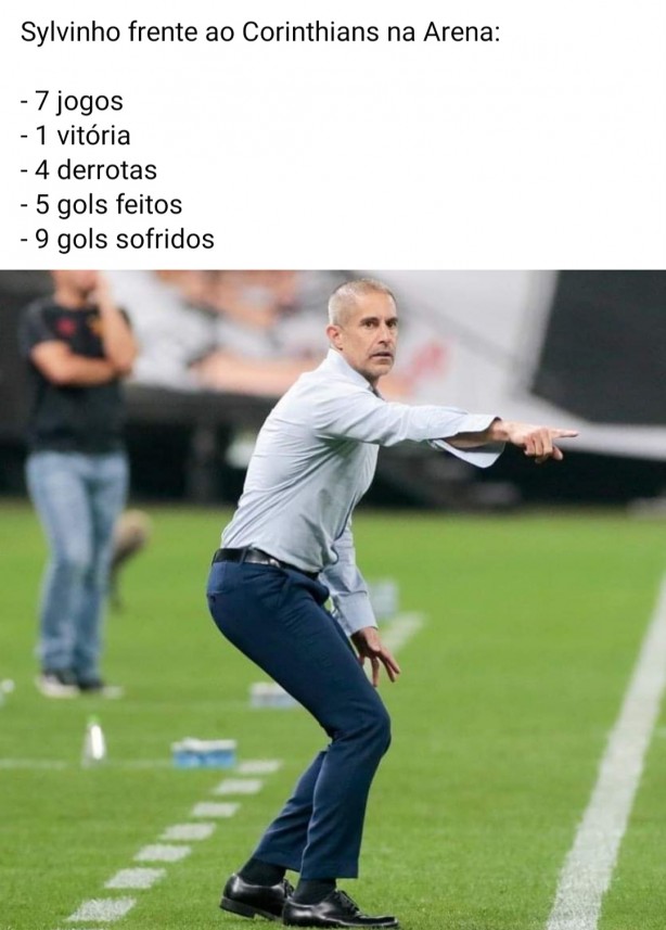 N�meros de Sylvinho na arena: