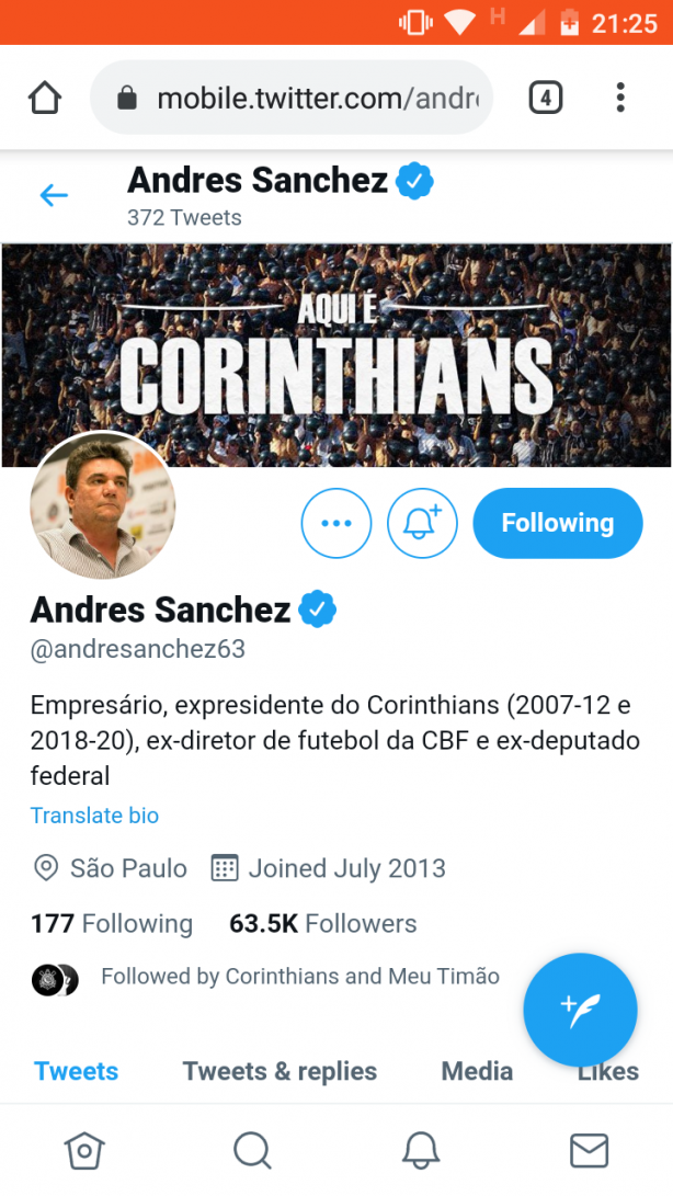 Que falar com Andr�s Sanchez...aqui uma dica