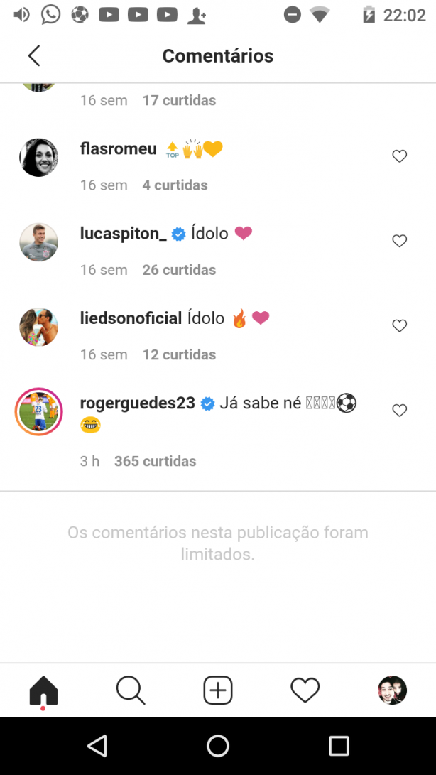 Roger Guedes revela acerto com o Corinthians!