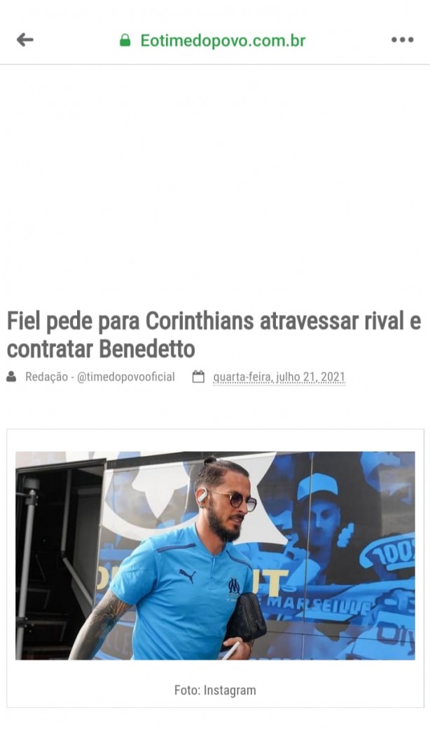 Benedetto no Corinthians