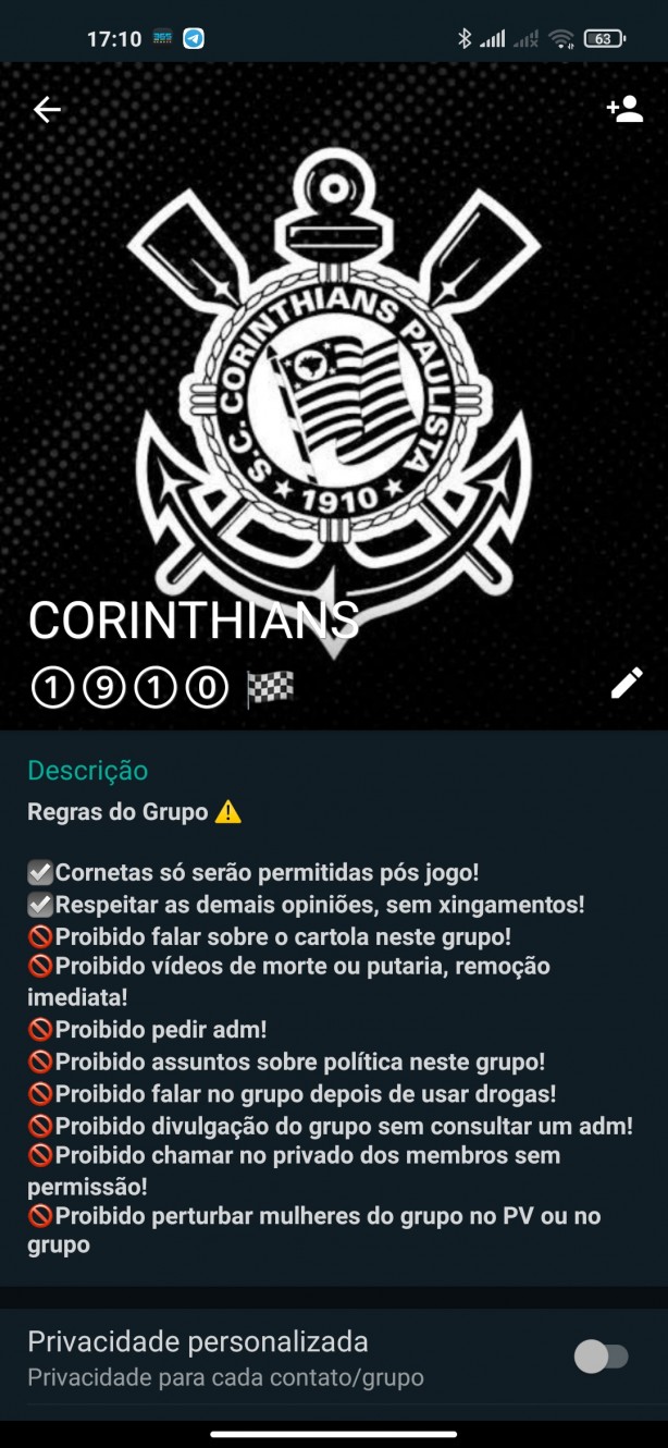 corinthians 1910 melhor grupo do Corinthians no WhatsApp venham participar!